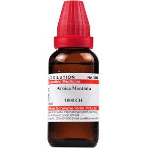 Medicines Mall - Willmar Schwabe India Arnica Montana (1M / 1000CH) (30 ML) Dilutions