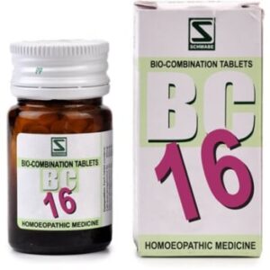 Medicines Mall - Willmar Schwabe India Bio Combination 16 (20 GM) Biocombination / BC Tablets