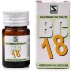 Medicines Mall - Willmar Schwabe India Bio Combination 18 (20 GM) Biocombination / BC Tablets