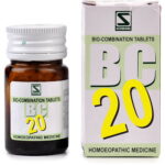Medicines Mall - Willmar Schwabe India Bio Combination 20 (20 GM) Biocombination / BC Tablets