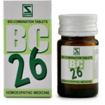 Medicines Mall - Willmar Schwabe India Bio Combination 26 (20 GM) Biocombination / BC Tablets