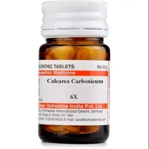 Medicines Mall - Willmar Schwabe India Calcarea Carbonicaum LATT (6X) (20 GM) Triturations / Homoeo Tablets