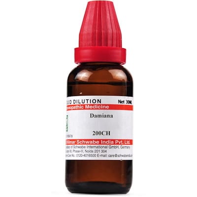 Medicines Mall - Willmar Schwabe India Damiana (200CH) (30 ML) Dilutions Medicines Mall - Willmar Schwabe India Damiana (200CH) (30 ML) Dilutions
