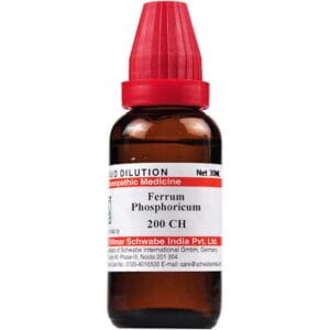 Medicines Mall - Willmar Schwabe India Ferrum Phosphoricum (200CH) (100 ML) Dilutions