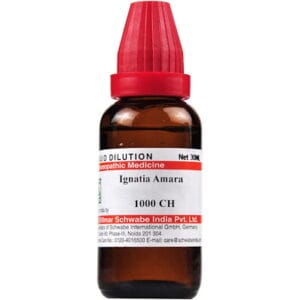 Medicines Mall - Willmar Schwabe India Ignatia Amara (1M / 1000CH) (100 ML) Dilutions