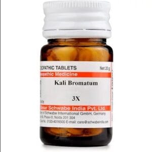 Medicines Mall - Willmar Schwabe India Kali Bromatum LATT (3X) (20 GM) Triturations / Homoeo Tablets