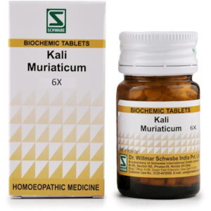Medicines Mall - Willmar Schwabe India Kalium Muriaticum (6X) (20 GM) Biochemic / BC Tablets