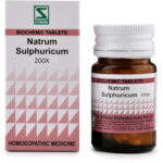 Medicines Mall - Willmar Schwabe India Natrum Sulphuricum / Sulfuricum (200X) (20 GM) Biochemic / BC Tablets
