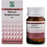 Medicines Mall - Willmar Schwabe India Natrum Sulphuricum / Sulfuricum (30X) (20 GM) Biochemic / BC Tablets
