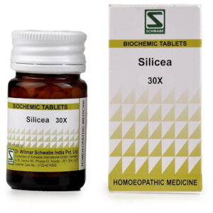 Medicines Mall - Willmar Schwabe India Silicea (30X) (20 GM) Biochemic / BC Tablets