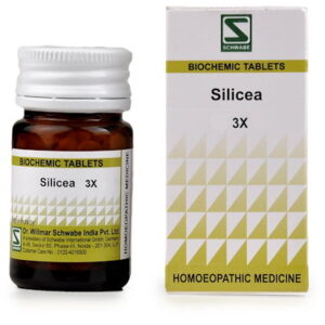 Medicines Mall - Willmar Schwabe India Silicea (3X) (20 GM) Biochemic / BC Tablets