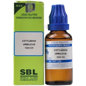 SBL Cotyledon Umbilicus Dilution 1M 1000CH (30 ML)