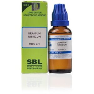 Medicines Mall - SBL Uranium Nitricum (1M / 1000CH) (100 ML) Dilutions