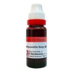 RW / Dr Reckeweg Rauwolfia / Rauvolfia Serpentina (Q) (20 ML) Mother Tinctures / MT