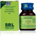 SBL Calcarea Sulphurica (6X) (25 GM) Biochemic / BC Tablets
