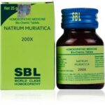 SBL Natrum Muriaticum (200X) (25 GM) Biochemic / BC Tablets
